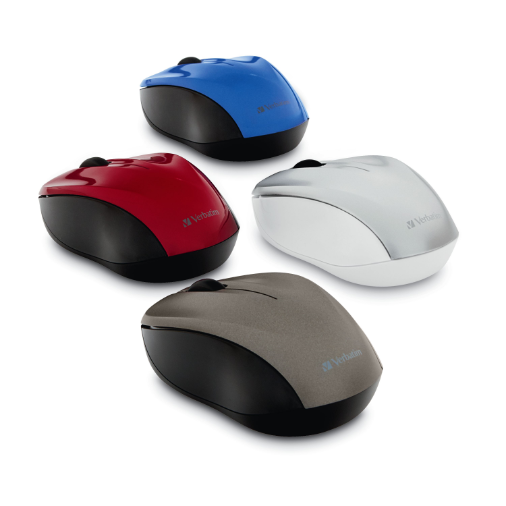Silent Wireless Blue LED Mice (Group)