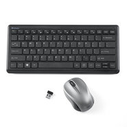 Silent Wireless Compact Keyboard and Mouse